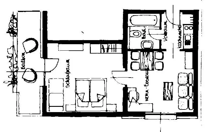 Unterwirt דירה באד קליניקירשהיים