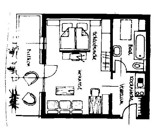 Unterwirt דירה באד קליניקירשהיים